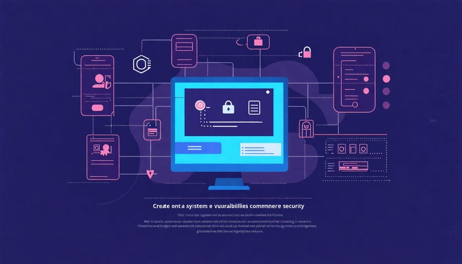 Diagram showing common vulnerabilities in CBD e-commerce platforms